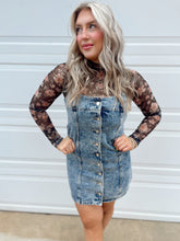 Load image into Gallery viewer, Sassy Moment Denim Dress