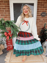 Load image into Gallery viewer, Merry Wreath Christmas Sweater | Ivory