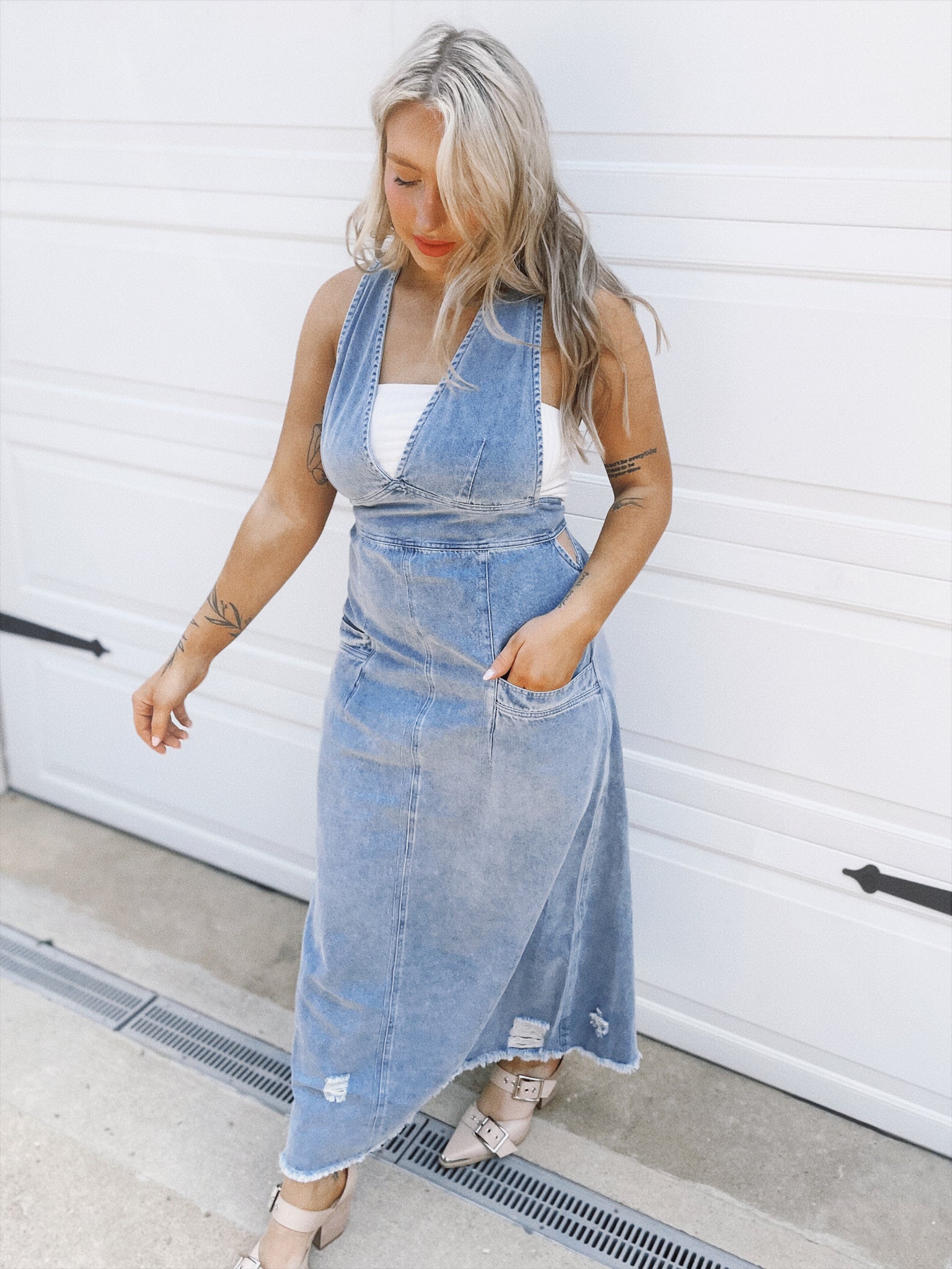 Laid Back Denim Jumper Dress Henhouse Shoppe Laid Back Denim Jumper Dress Henhouse Shoppe