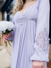 Load image into Gallery viewer, Fields of Lavender Lace Maxi