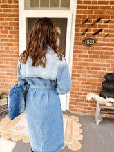 Load image into Gallery viewer, York Denim Trench Coat