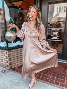 Shimmer and Shine Midi Dress