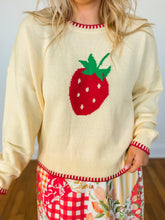 Load image into Gallery viewer, Strawberry Season Sweater