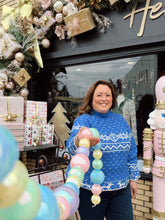 Load image into Gallery viewer, A Blue Christmas Holiday Sweater