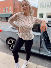 Load image into Gallery viewer, Can't Stop Won't Stop Mesh Top - Taupe