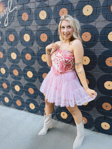 Smalltown Smokeshow Bandana Top - Pink