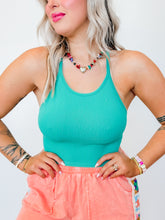 Load image into Gallery viewer, Elevated Essential Seamless Halter Tank | Kelly Green