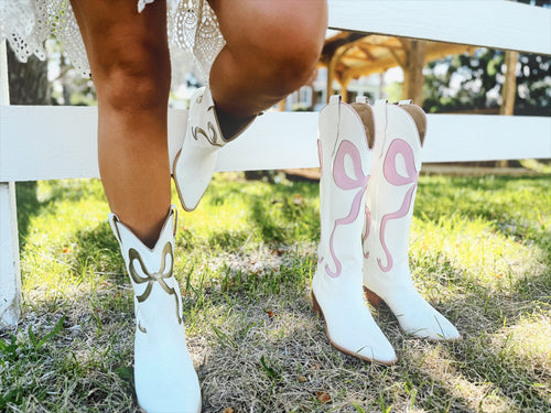 Miriam Bow Boot | Short | Gold