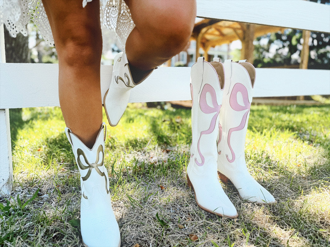 Miriam Bow Boot | Short | Gold