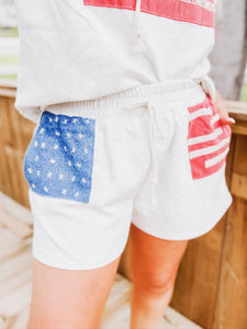Make it Count Flag Shorts