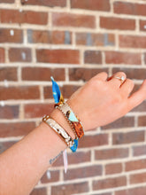 Load image into Gallery viewer, Trish Scarf Cuff Bracelet | Turquoise