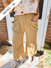 Load image into Gallery viewer, Ruth Linen Pants | Marigold