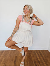 Load image into Gallery viewer, Rinna Overall Romper | Cream