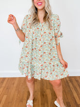 Load image into Gallery viewer, Vanna Floral Dress | Sage