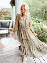 Load image into Gallery viewer, Hazy Nights Maxi | Olive
