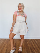Load image into Gallery viewer, Rinna Overall Romper | Cream