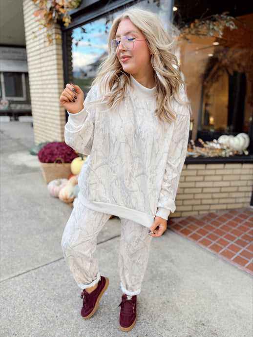 Undercover Camo Mock Neck Sweatshirt