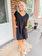 Load image into Gallery viewer, Summer Staple Tee Dress | Black