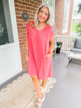 Load image into Gallery viewer, Summer Staple Tee Dress | Brick