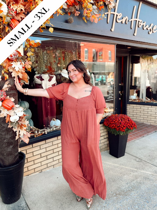 Sweet Dreams Marsala Jumpsuit