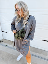 Load image into Gallery viewer, Chandler Sweatshirt Dress | Charcoal
