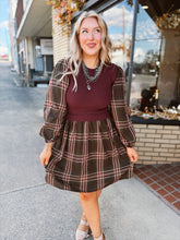 Load image into Gallery viewer, The Geller Plaid Dress