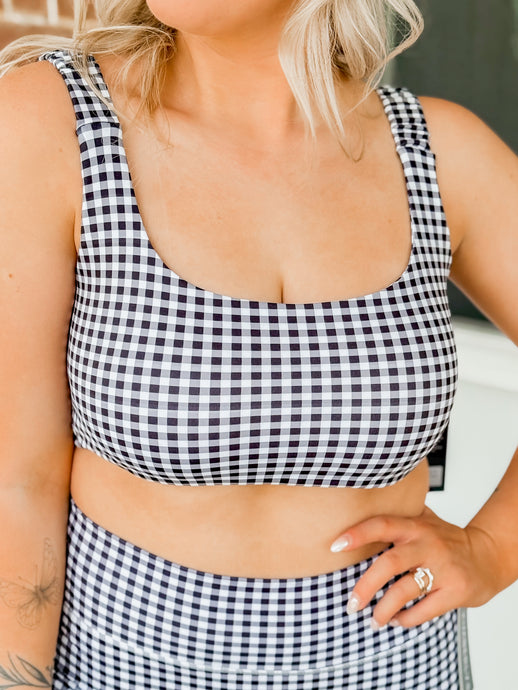 Park Date Bra Top | Black