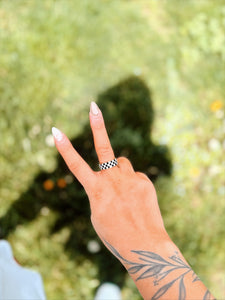 Rellery Checkered Ring