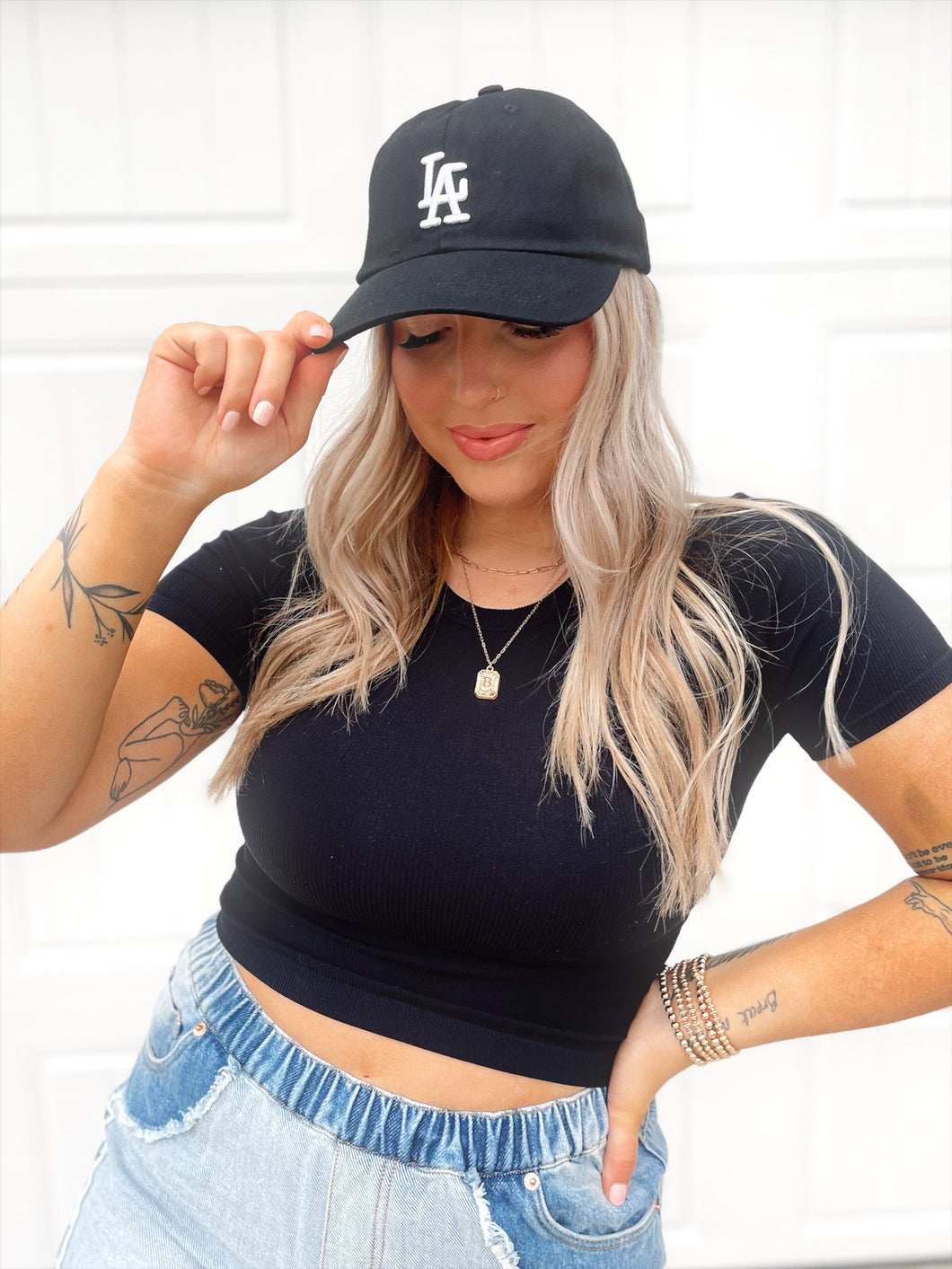 Classic LA ball cap - Black