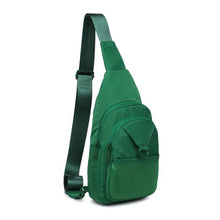 Load image into Gallery viewer, Walker Nylon Sling Backpack - Forest