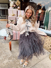 Load image into Gallery viewer, Ever So Glam Tulle Skirt - Ash