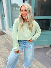 Load image into Gallery viewer, Slow It Down Pullover | Pistachio