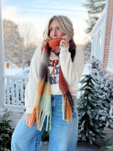 Load image into Gallery viewer, Set the Trend Gingham Scarf