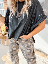 Load image into Gallery viewer, Miranda Studded Dolman | Black