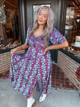 Load image into Gallery viewer, Elsa Velvet Burnout Maxi | Plum