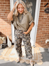 Load image into Gallery viewer, Miranda Suede Studded Dolman | Olive