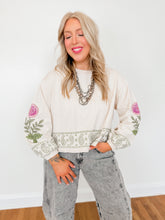 Load image into Gallery viewer, Edmond Embroidered Long Sleeve Top