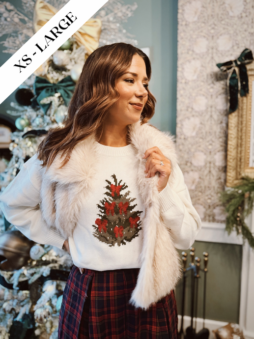 Jingle Bows Tree Sweater