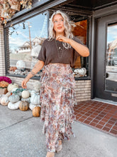 Load image into Gallery viewer, Take Your Shot Floral Maxi Skirt