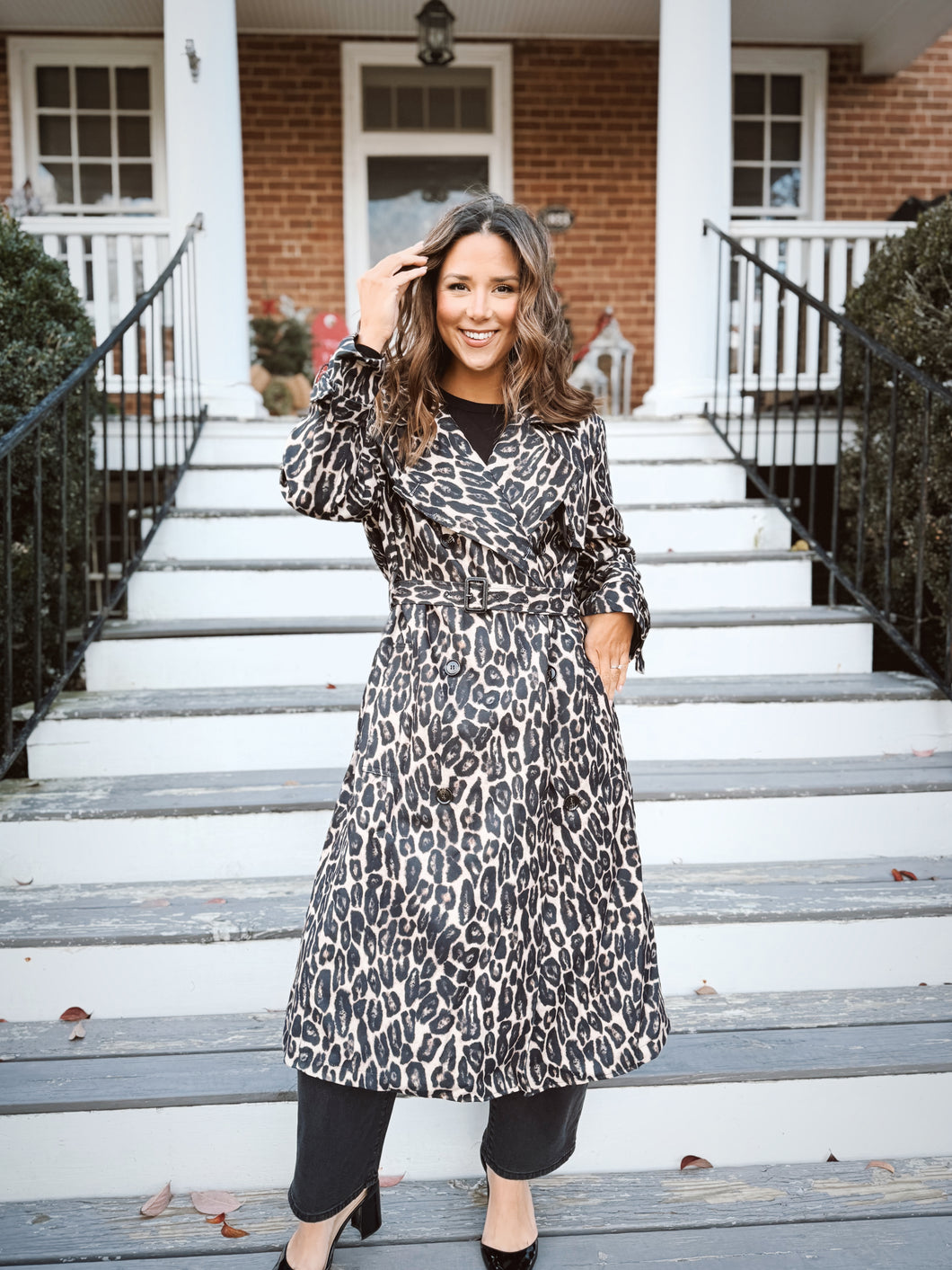 Keeping Up Leopard Coat