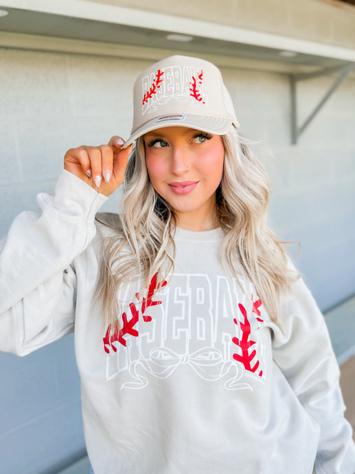 Baseball Bow Trucker Hat