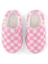 Load image into Gallery viewer, The Alice pink checkered slippers