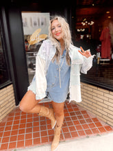 Load image into Gallery viewer, Chasing Dreams Denim Romper