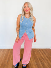 Load image into Gallery viewer, Casual Strolling Gingham Pants | Red