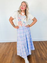 Load image into Gallery viewer, Lavender Laughs Plaid Skirt