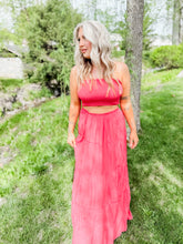 Load image into Gallery viewer, Sunkissed Skirt Set | Coral Red