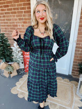 Load image into Gallery viewer, Christmas in London Dress | Green