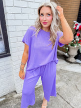 Load image into Gallery viewer, Penelope Ribbed Set | Dolman Sleeve | Lilac