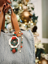 Load image into Gallery viewer, Christmas Wreath Bag Charm