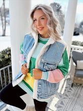 Load image into Gallery viewer, Rugby Color Block Sweatshirt